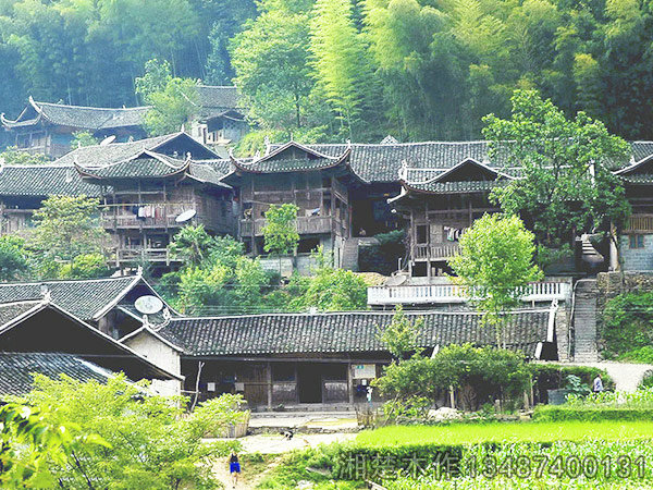 湘西吊脚楼建筑群